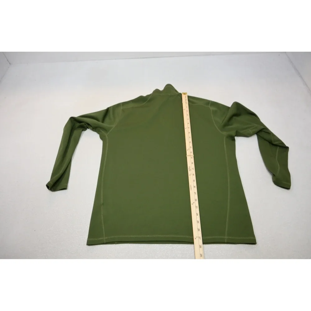 The North Face 1/4 Zip Pullover Jacket‎ Athletic Mens Large Green Performance